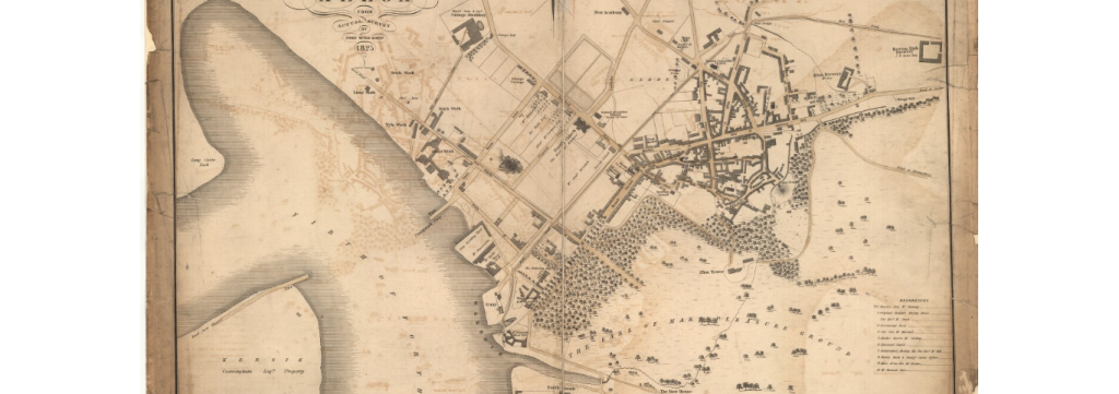 Alloa Map 1825 - Haig Whisky